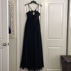Azazie Black bridesmaids dress - style Cora - size A14